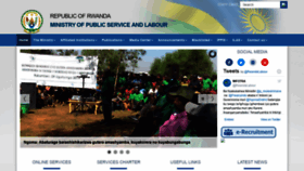 What Mifotra.gov.rw website looked like in 2019 (4 years ago)