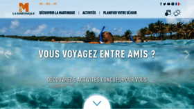What Martinique.org website looked like in 2019 (4 years ago)