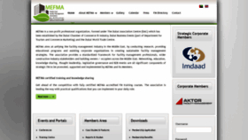 What Mefma.org website looked like in 2019 (4 years ago)