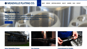 What Meadvilleplating.com website looked like in 2019 (4 years ago)