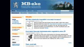 What Mb-eko.cz website looked like in 2019 (4 years ago)