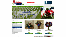 What Militaryflorist.com website looked like in 2019 (4 years ago)