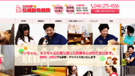 What Matsuzakidobutsubyoin.com website looked like in 2019 (4 years ago)