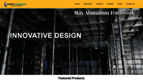 What Maxformwork.com website looked like in 2019 (4 years ago)