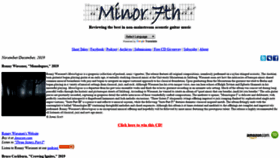 What Minor7th.com website looked like in 2019 (4 years ago)