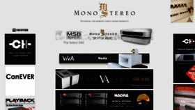 What Monoandstereo.com website looked like in 2019 (4 years ago)