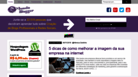 What Mundoblogger.com.br website looked like in 2019 (4 years ago)