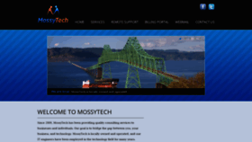 What Mossytech.com website looked like in 2019 (4 years ago)