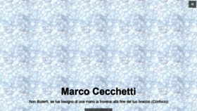 What Marcocecchetti.it website looked like in 2019 (4 years ago)