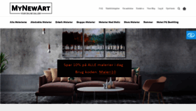 What Mynewart.dk website looked like in 2019 (4 years ago)