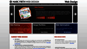 What Marcfirth.co.uk website looked like in 2019 (5 years ago)