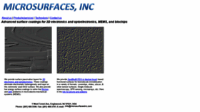 What Microsurfacesinc.com website looked like in 2019 (4 years ago)