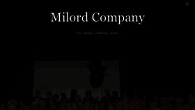 What Milordcompany.com website looked like in 2019 (4 years ago)