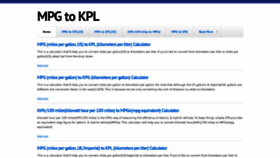 What Mpgtokpl.net website looked like in 2019 (4 years ago)