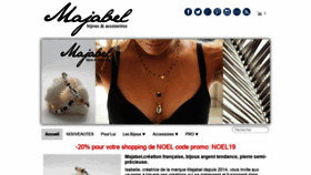 What Majabel.fr website looked like in 2019 (4 years ago)