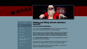 What My-adventcalendar.com website looked like in 2019 (4 years ago)