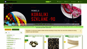 What Maxbeads.pl website looked like in 2019 (4 years ago)