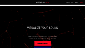 What Musicvid.org website looked like in 2019 (6 years ago)