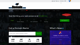 What Meradomain.com website looked like in 2019 (4 years ago)
