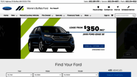 What Morriesbuffalofordstore.com website looked like in 2019 (4 years ago)
