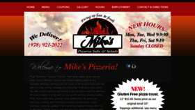 What Mikespizzeriabeverly.com website looked like in 2019 (4 years ago)