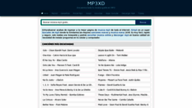 What Mp3xds.org website looked like in 2019 (4 years ago)