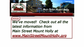 What Mainstreetmountholly.com website looked like in 2019 (4 years ago)
