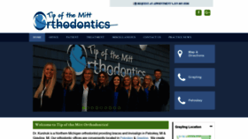 What Mittorthodontics.com website looked like in 2019 (4 years ago)