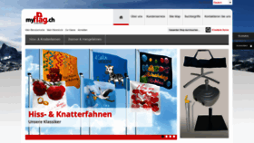 What Myflag.ch website looked like in 2019 (4 years ago)
