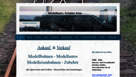 What Modellbahn-schaefer-koeln.com website looked like in 2019 (4 years ago)