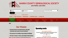 What Maringensoc.org website looked like in 2019 (4 years ago)