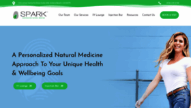 What Mysparkhealth.com website looked like in 2019 (4 years ago)