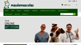 What Masdemascotas.com website looked like in 2019 (4 years ago)