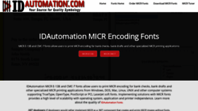 What Micrencodingfonts.com website looked like in 2019 (4 years ago)
