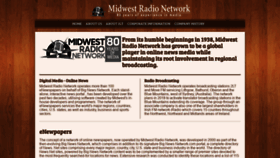 What Midwestradionetwork.com website looked like in 2019 (4 years ago)