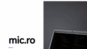 What Mic.ro website looked like in 2019 (4 years ago)