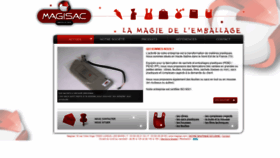 What Magisac.com website looked like in 2019 (4 years ago)