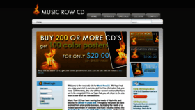 What Musicrowcd.com website looked like in 2019 (4 years ago)