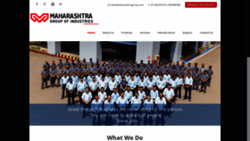 What Maharashtragroup.com website looked like in 2019 (4 years ago)