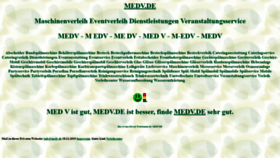 What Medv.de website looked like in 2019 (4 years ago)