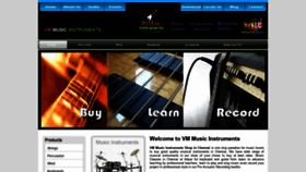 What Musicinstruments.in website looked like in 2019 (4 years ago)
