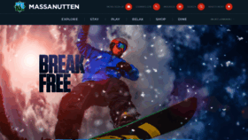 What Massnutten.com website looked like in 2019 (4 years ago)