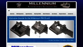 What Millenniumpacs.com website looked like in 2019 (4 years ago)