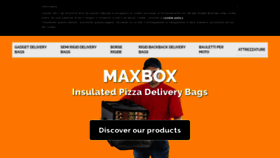 What Maxboxpizza.it website looked like in 2019 (4 years ago)