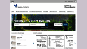 What Mt-trauer.de website looked like in 2019 (4 years ago)