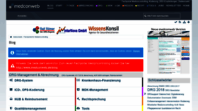 What Medconweb.de website looked like in 2019 (4 years ago)