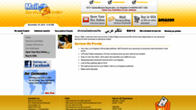 What Mailservicecenter.com website looked like in 2019 (4 years ago)