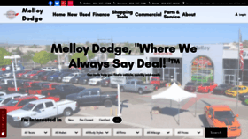 What Melloydodge.com website looked like in 2019 (4 years ago)