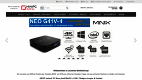 What Minix-shop.eu website looked like in 2019 (4 years ago)