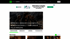 What Minhaserie.com.br website looked like in 2019 (4 years ago)
